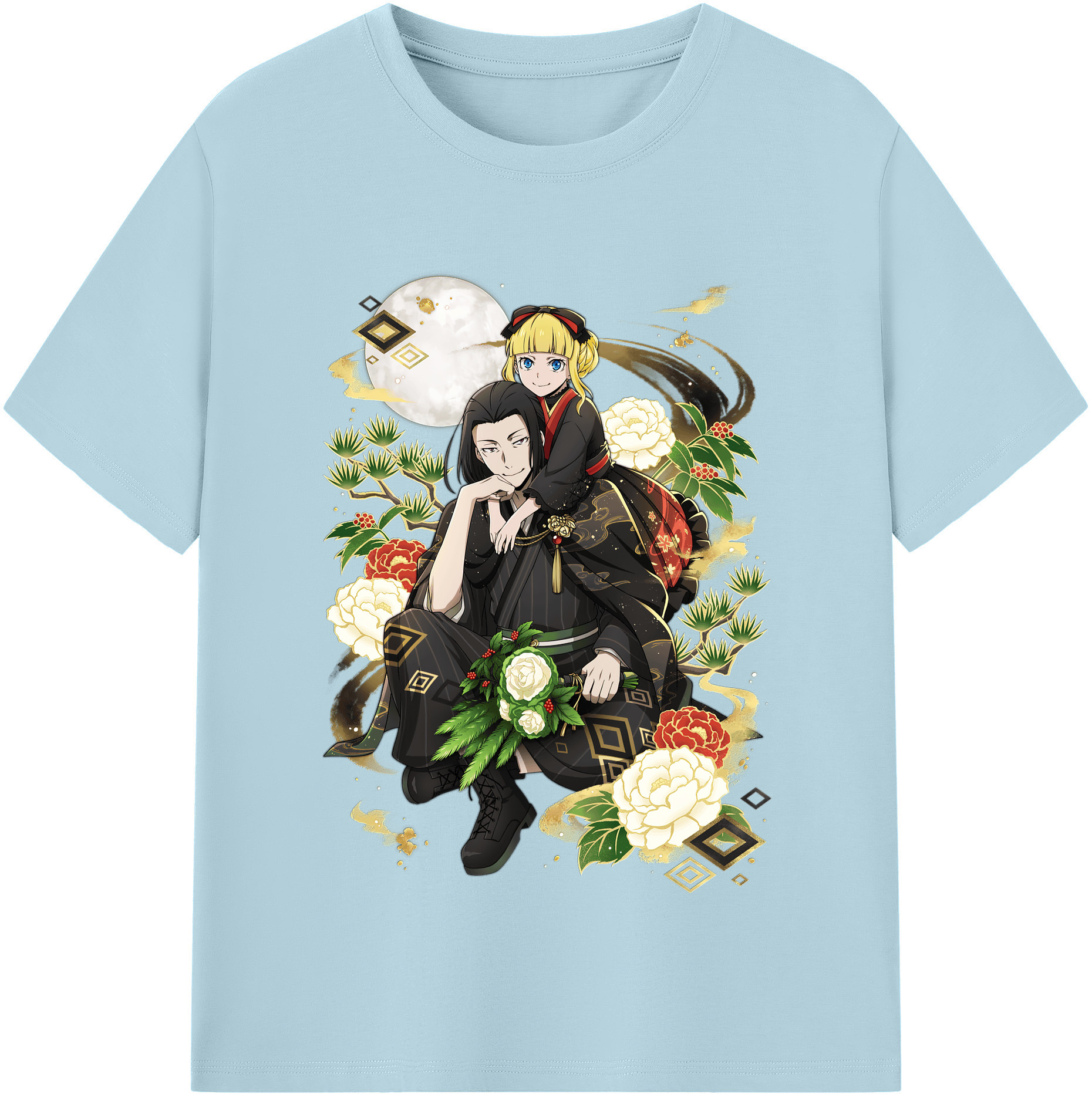 （画像用） 文豪ストレイドッグス Bungo Stray Dogs 綿100％半袖Tシャツ（フロントプリント）